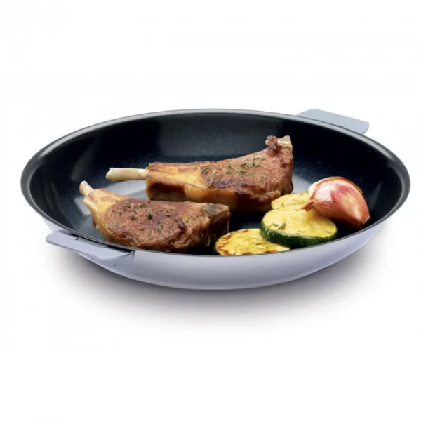 Poêle Mutine Ø 28 Cm Manche Amovible Anti-Adhésive Inox Cristel 5